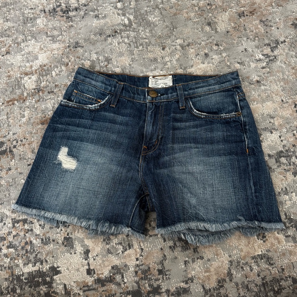 Current/Elliott Distressed Jean Shorts